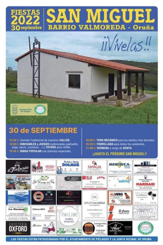 Fiestas de San Miguel 2022 – Barrio Valmoreda – Oruña