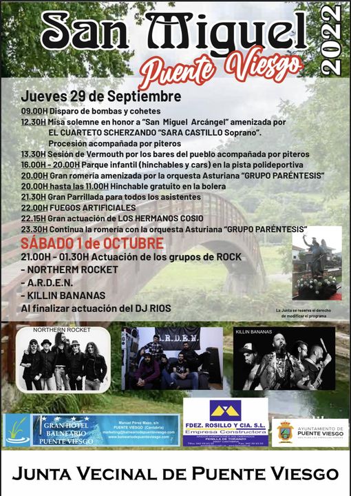 Fiestas de San Miguel 2022 – Puente Viesgo