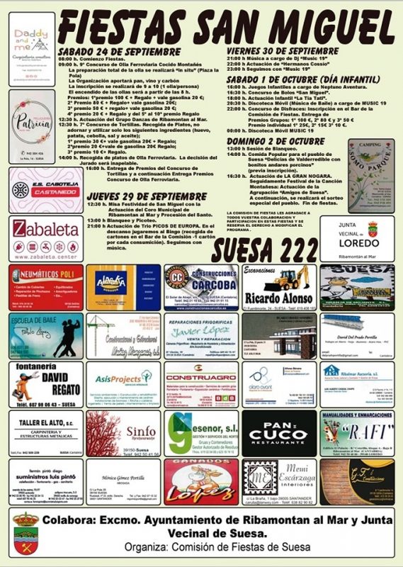 Fiestas de San Miguel 2022 – Suesa