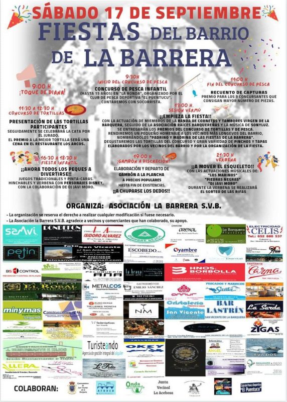Fiestas del Barrio de la Barrera 2022