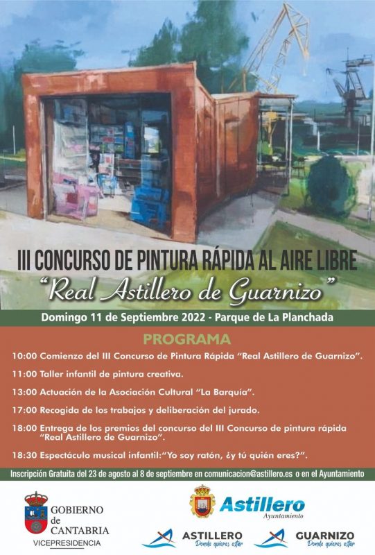 III Concurso de Pintura rápida al aire libre Real Astillero de Guarnizo