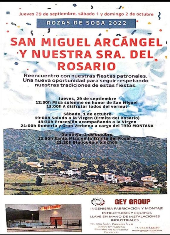 San Miguel Arcángel y Nuestra Sra del Rosario 2022 – Rozas de Soba