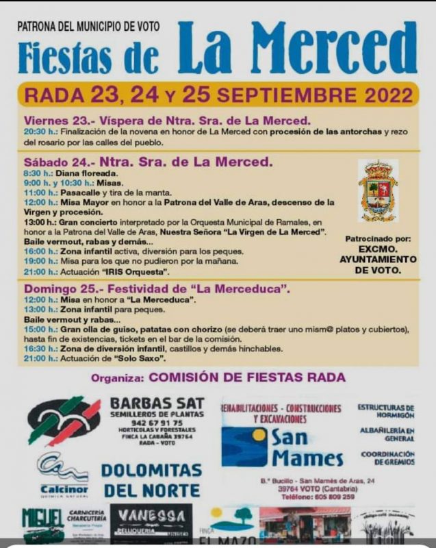 Fiestas de la Merced 2022 – Rada