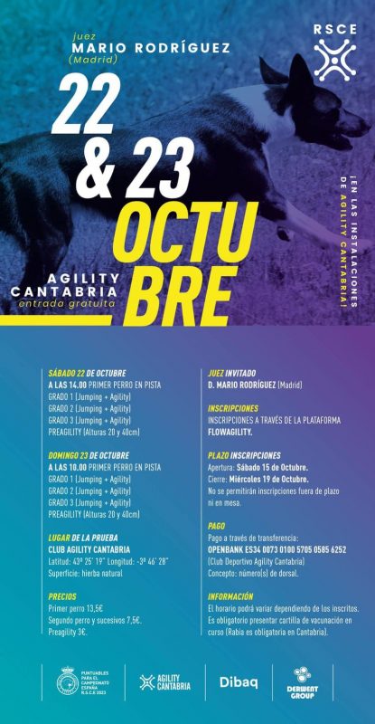 Agility Cantabria 22 – 23 Octubre