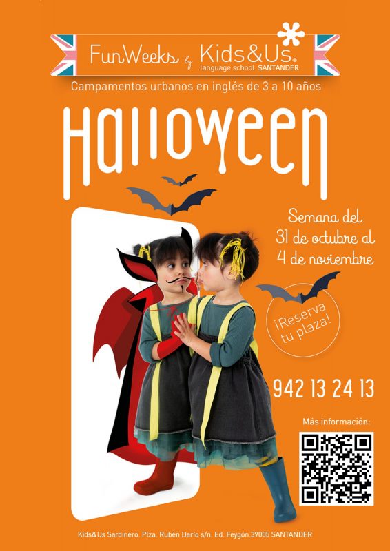 Campamento Halloween Fun Week de KIds & Us Santander