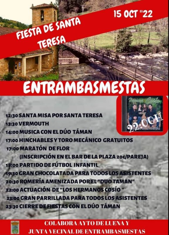 Fiesta de Santa Teresa 2022 – Entrambasmestas