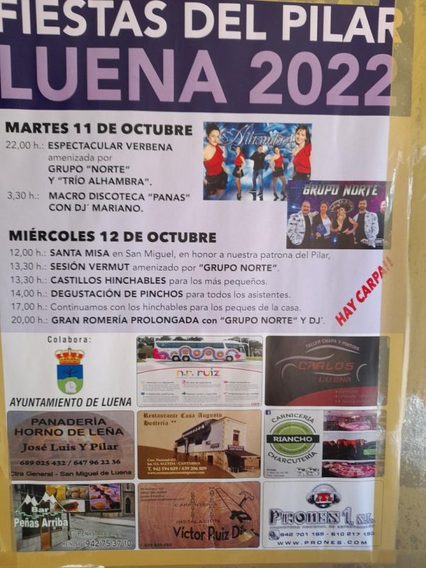Fiestas del Pilar 2022 – Luena