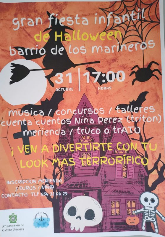 Gran Fiesta Infantil de Halloween 2022 – Barrio de los Marineros