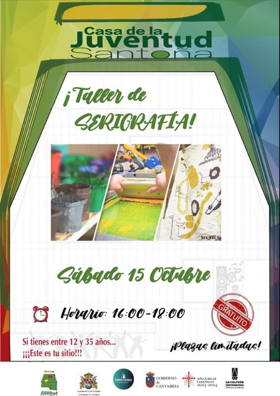 Taller de Serigrafía – 15 Octubre