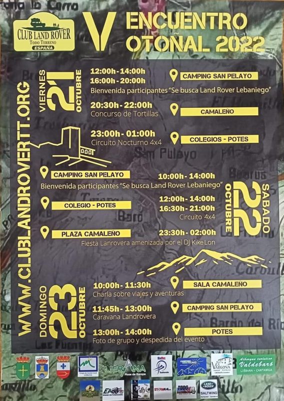 V Encuentro Otoñal 2022 – Club Land Rover