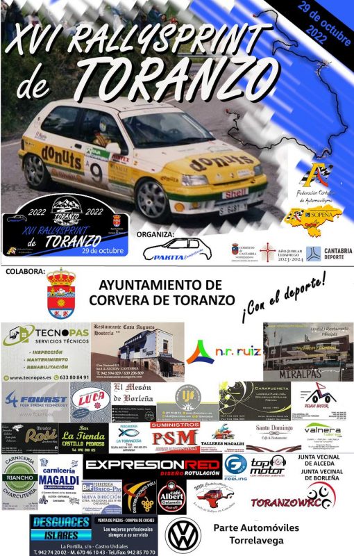 XVI RallySprint de Toranzo 2022