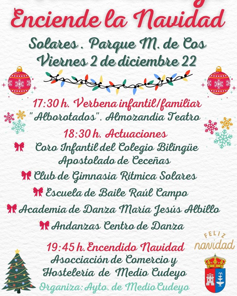 Encendido luces de navidad Medio Cudeyo 2022