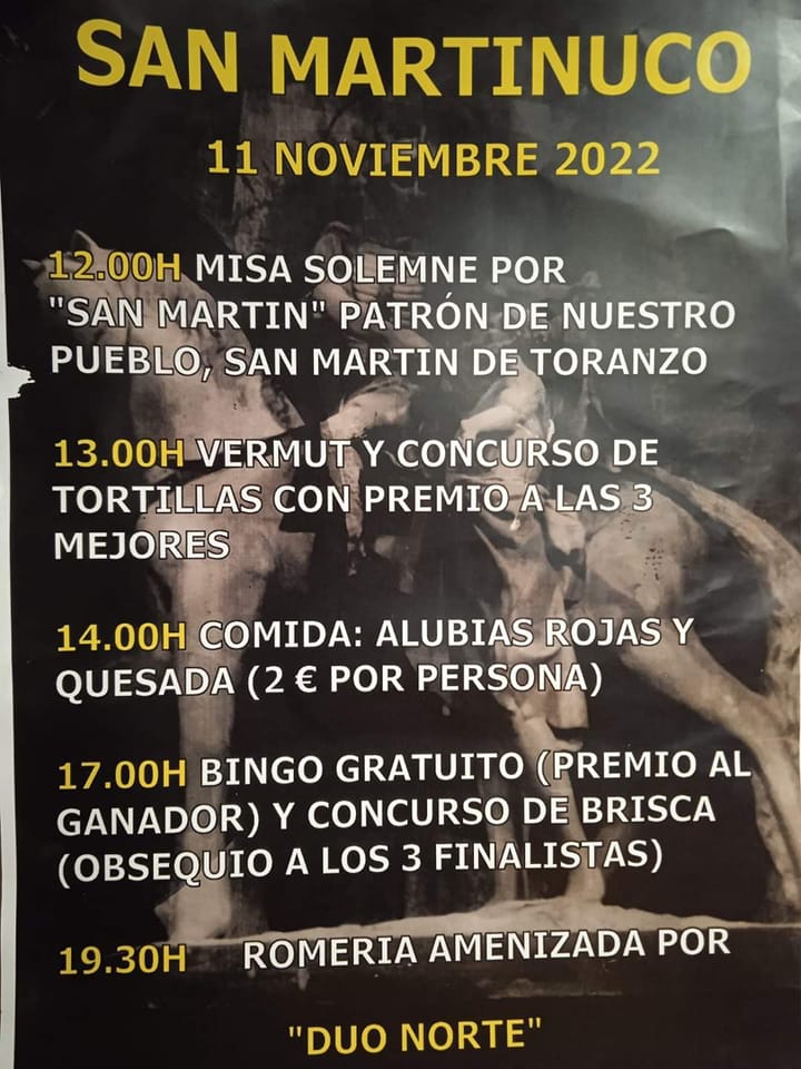 Fiestas de San Martinuco 2022 – Santiurde de Toranzo