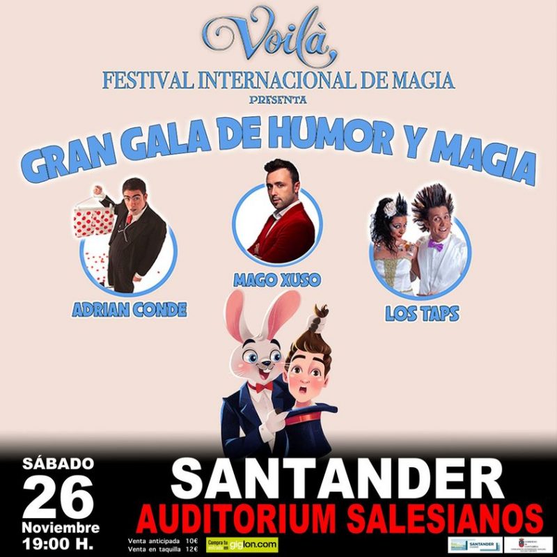 Gran Gala de Humor y Magia – 26 Noviembre