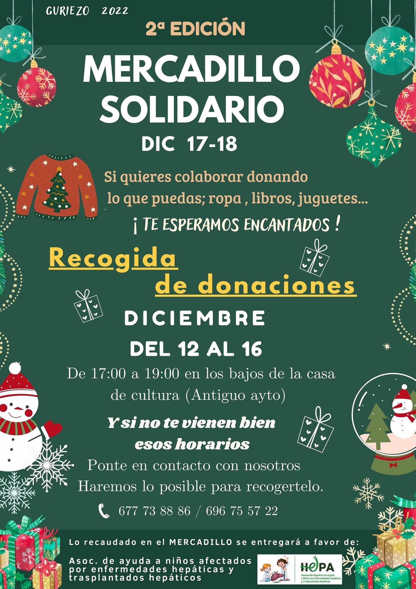 Mercadillo Solidario 2022 – Guriezo