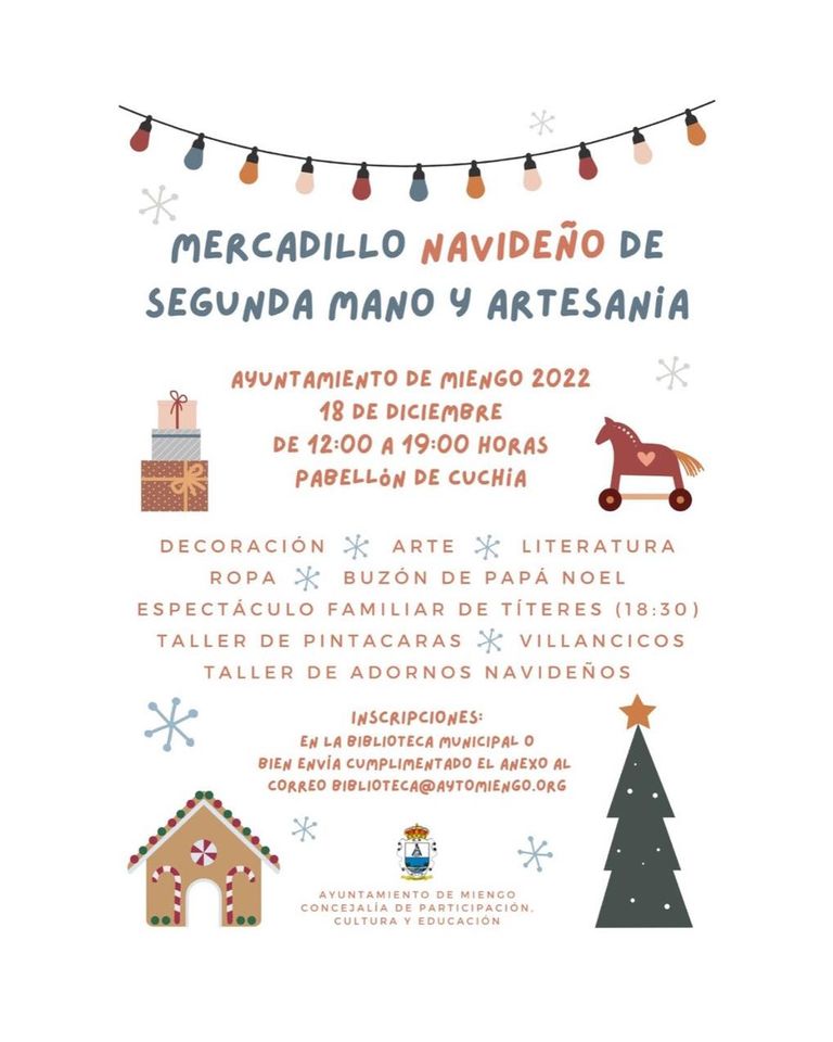 Mercadillo Navideño de Segunda mano y Artesanía