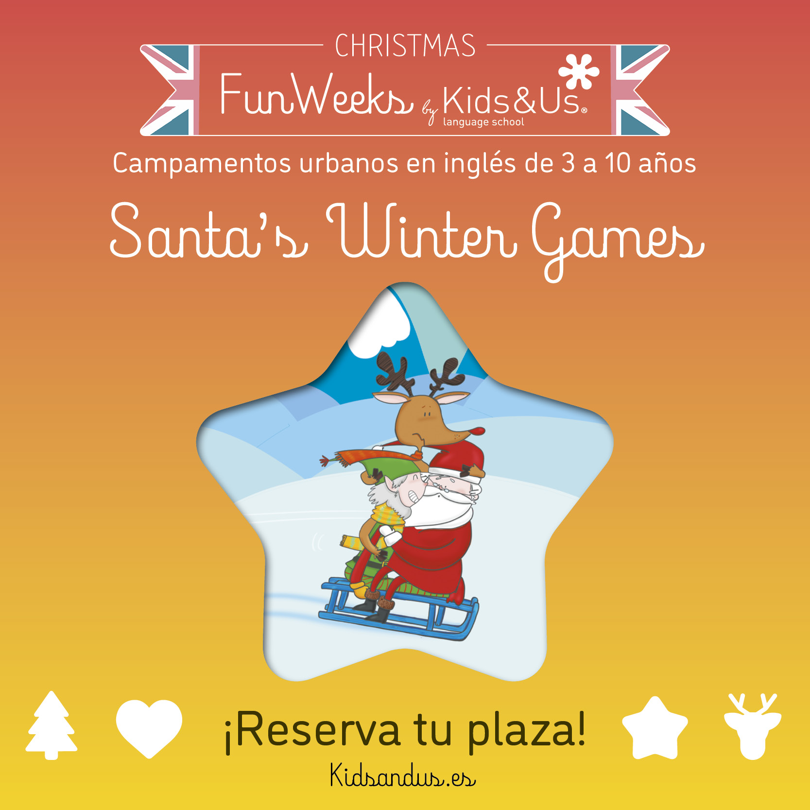 Campamento de Navidad en Kids and Us Sardinero