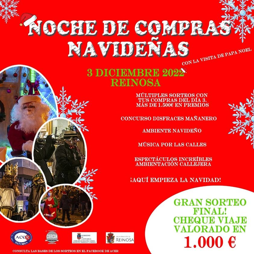 Noche de Compras Navideñas – 3 Diciembre