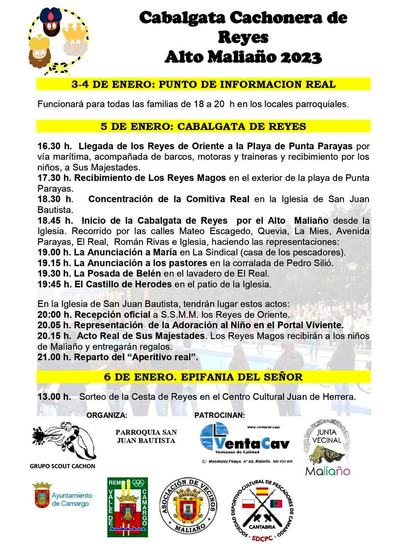 Cabalgata de Reyes 2023 – Alto Maliaño