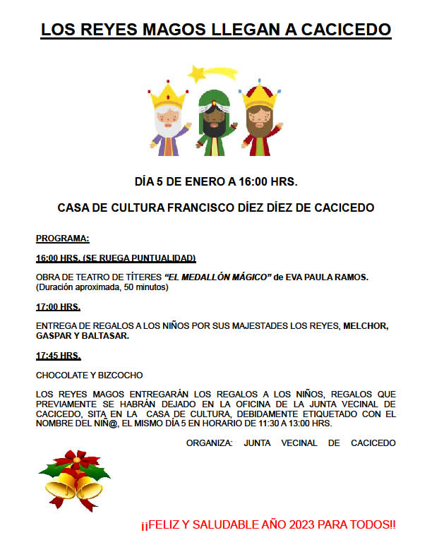 Cabalgata de Reyes 2023 – Cacicedo