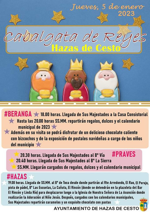 Cabalgata de Reyes 2023 – Hazas de Cesto