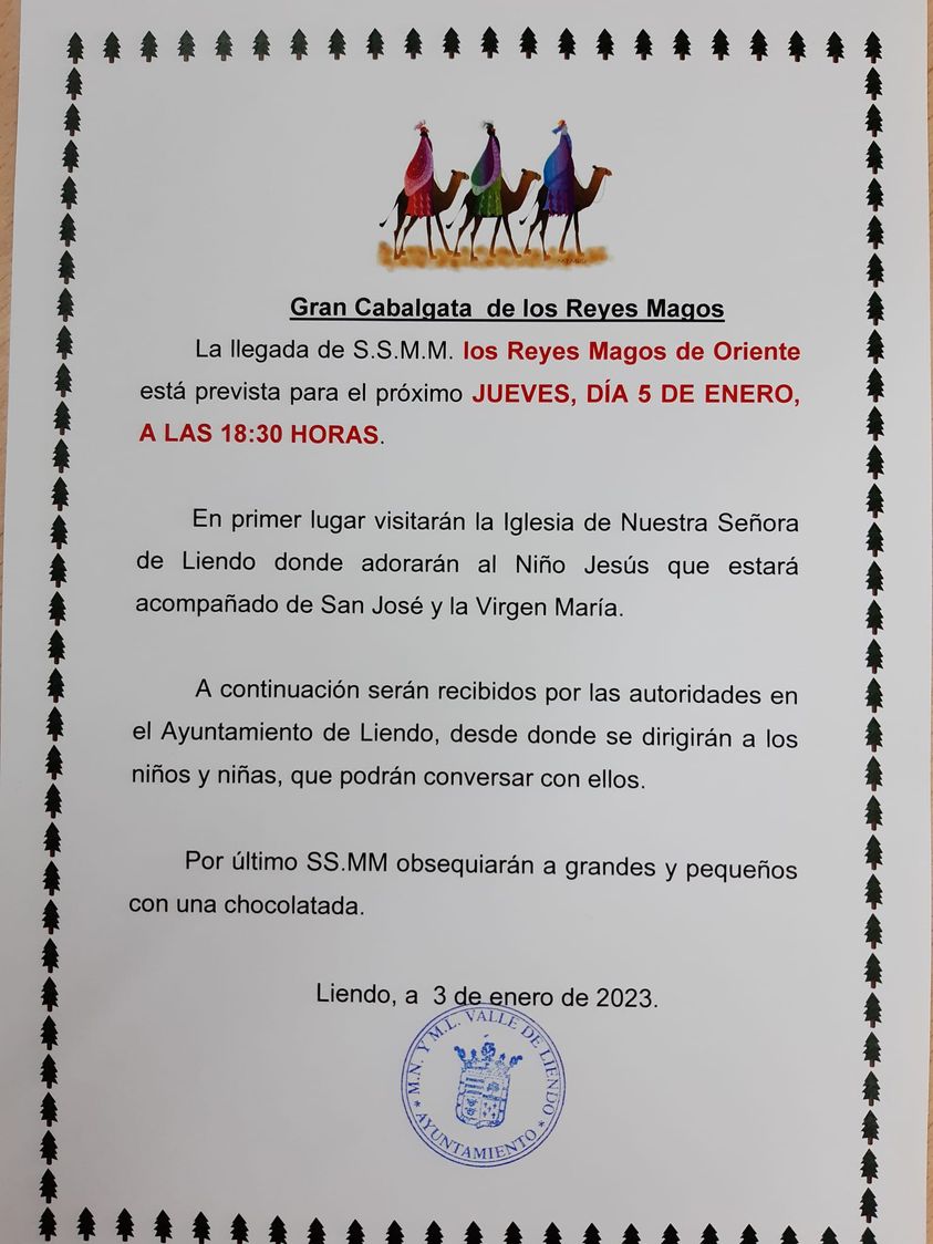 Cabalgata Reyes Magos 2023 – Liendo