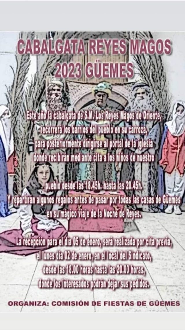 Cabalgata de Reyes 2023 – Güemes