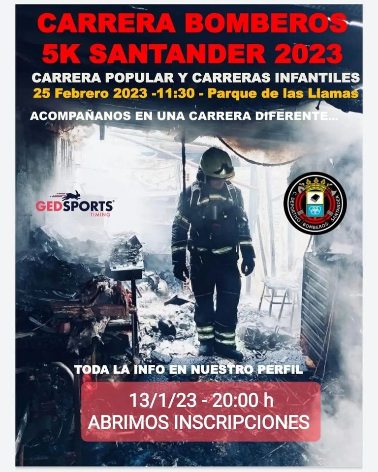 Carrera Bomberos 5km Santander 2023