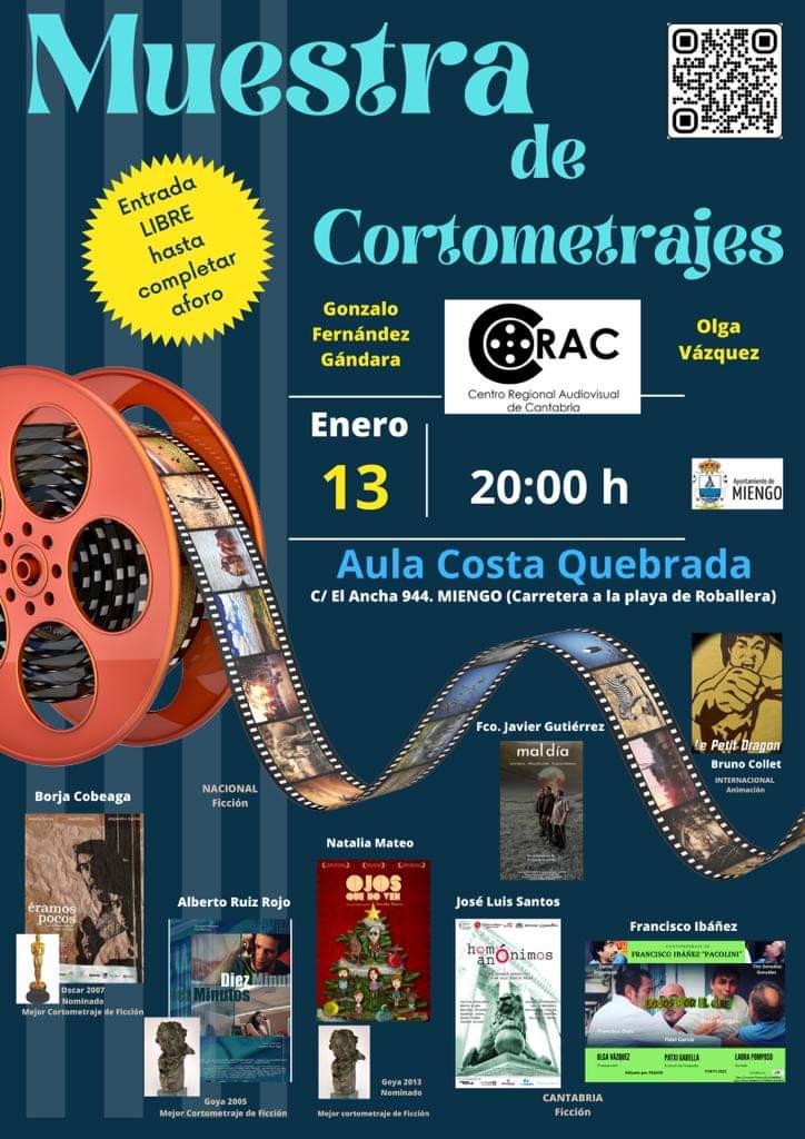 Muestra de Cortometrajes – 13 Enero