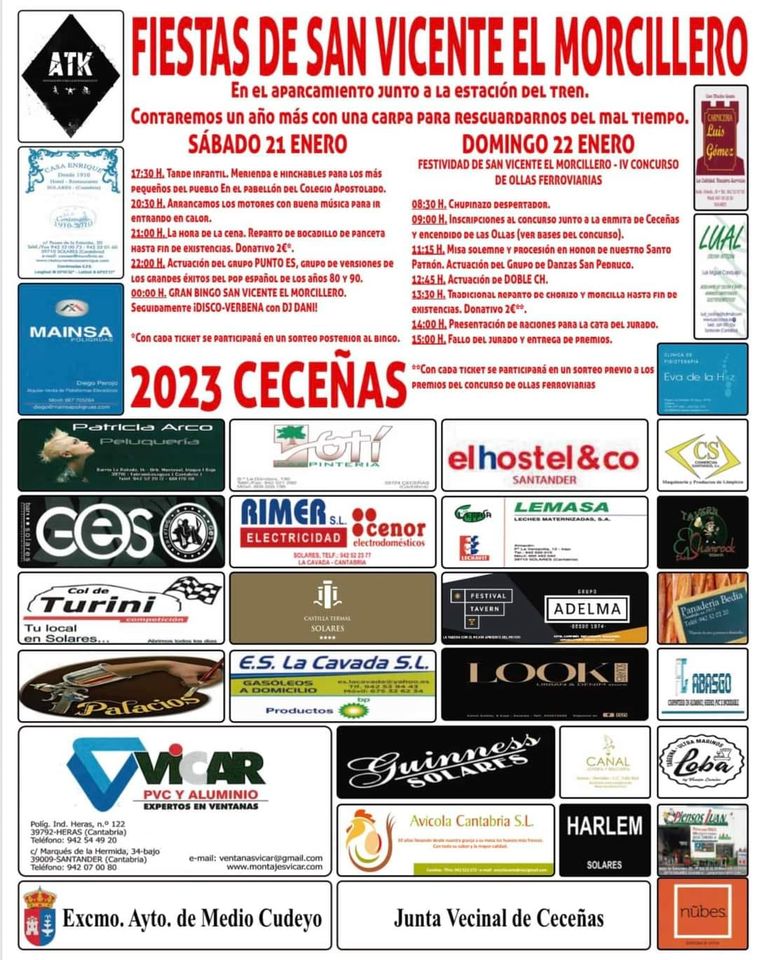 Fiestas de San Vicente El Morcillero 2023
