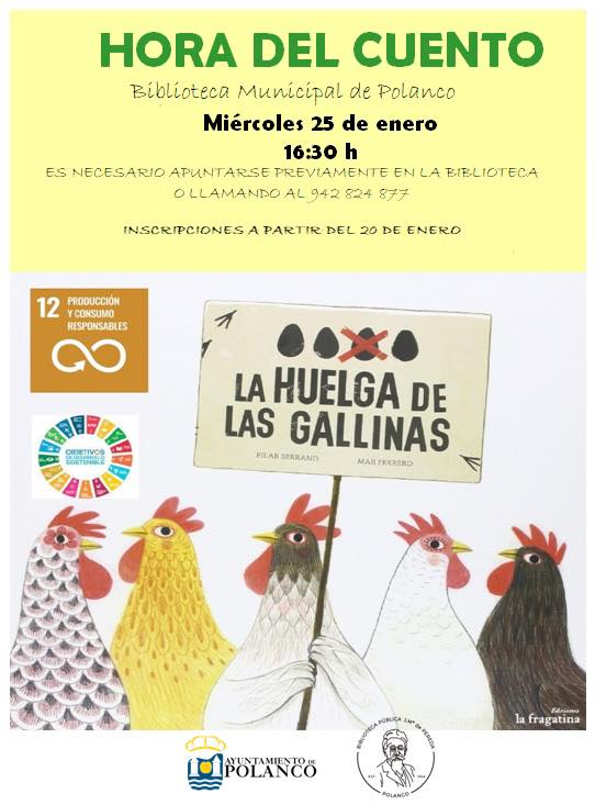Hora del Cuento – La Huelga de las Gallinas