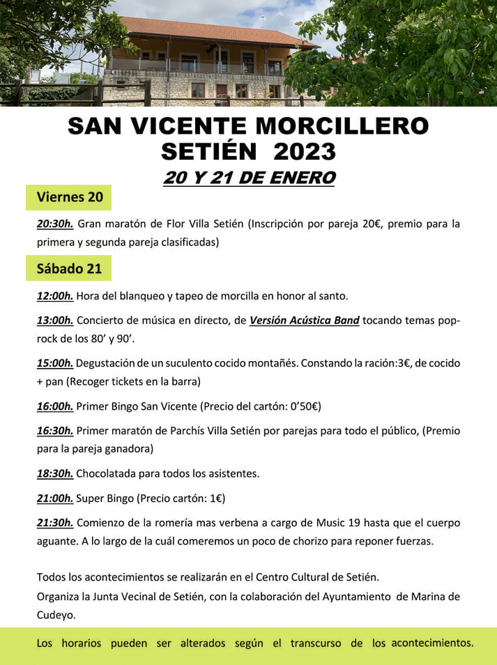 San Vicente Morcillero 2023 – Setién