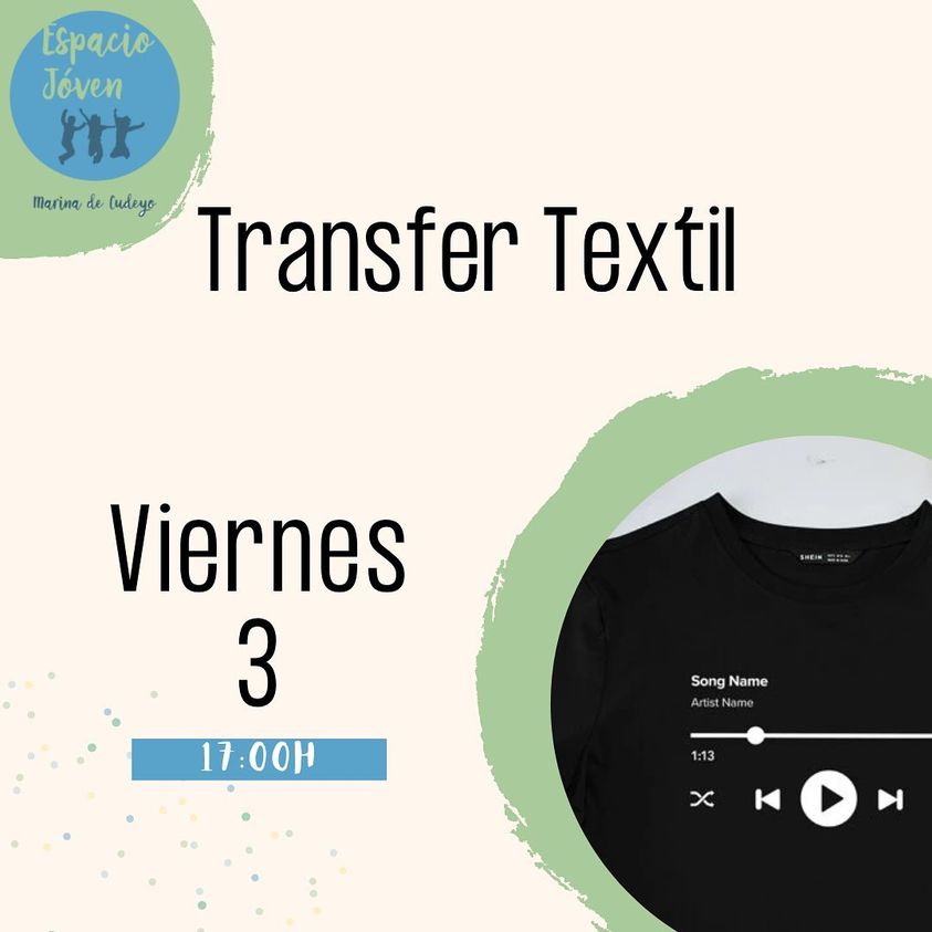 Taller Transferencia Textil  – 3 Febrero
