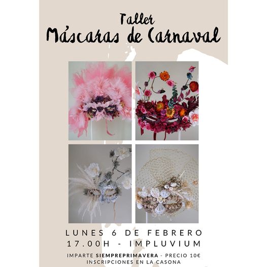 Taller de Máscaras de Carnaval 2023 – Reinosa