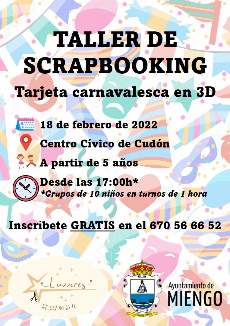 Taller de ScrapBooking – 18 Febrero