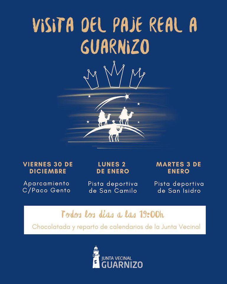 Visita Paje Real Guarnizo 2023