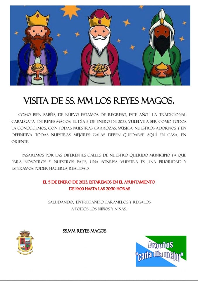 Visita Reyes Magos 2023 – Argoños