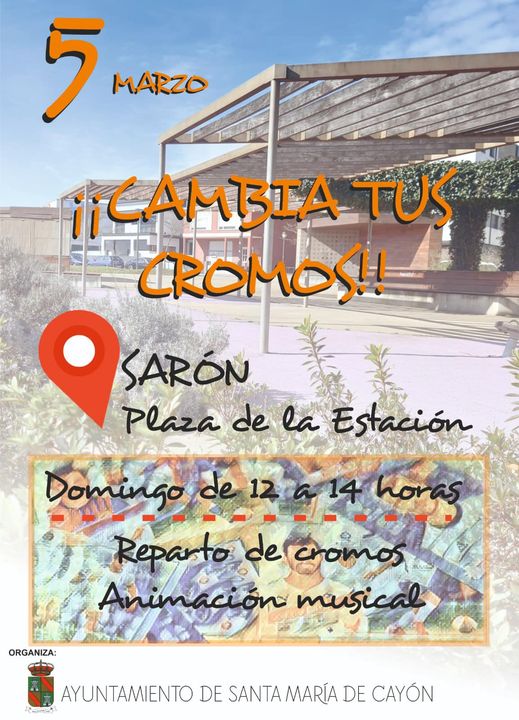 Cambia tus Cromos – 5 Marzo – Sarón