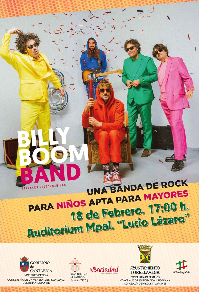 Concierto Billy Boom Band – 18 Febrero