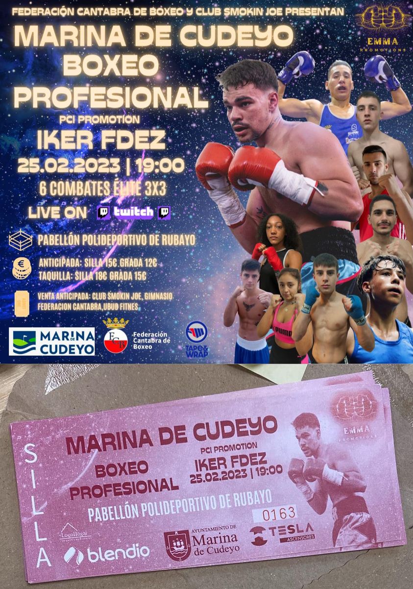 Marina de Cudeyo – Boxeo Profesional – 25 Febrero