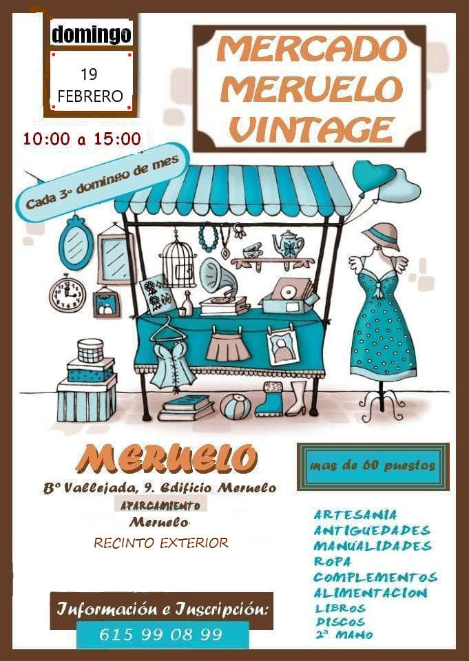 Mercado Meruelo Vintage – 19 Febrero
