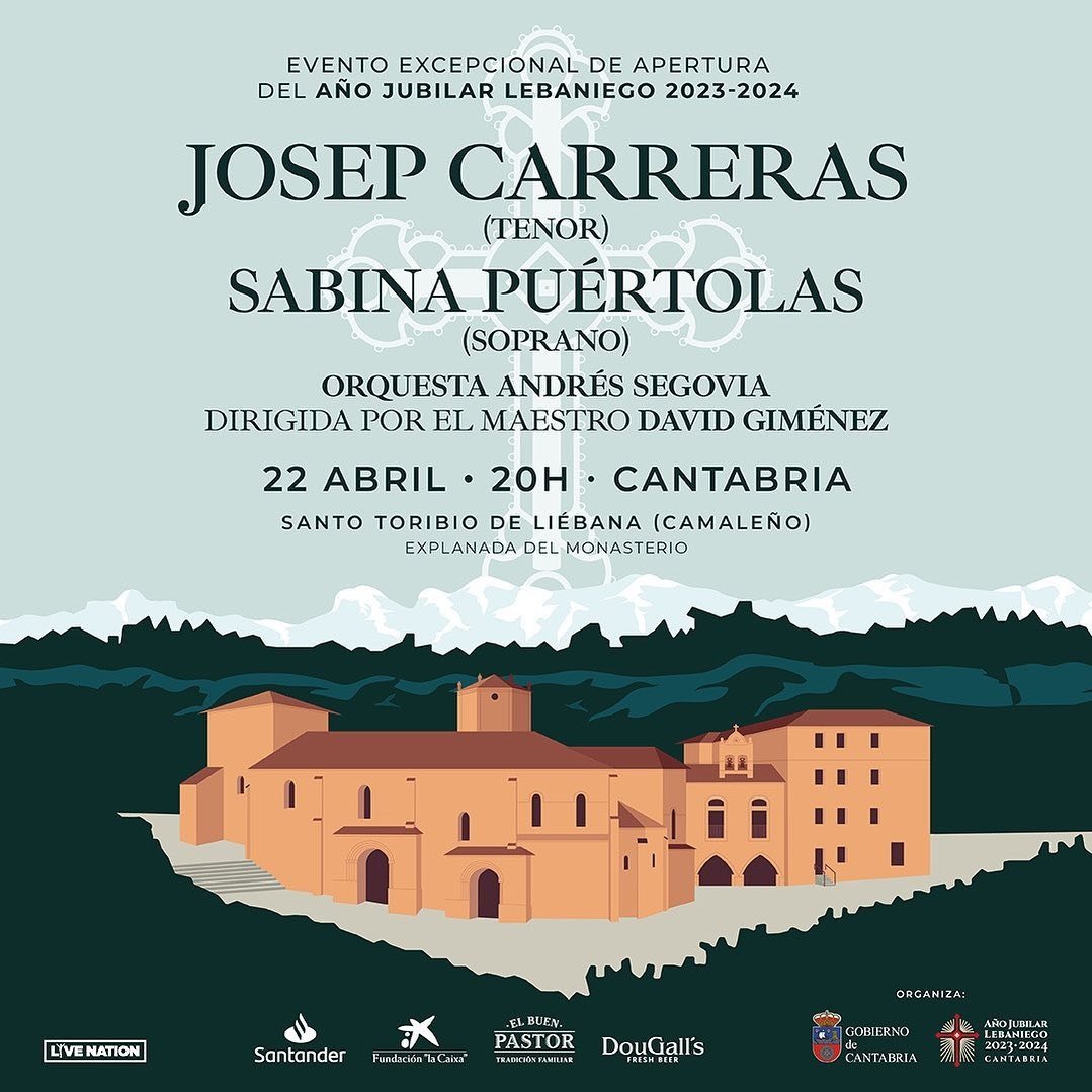 Concierto Josep Carreras – Sabina Puértolas