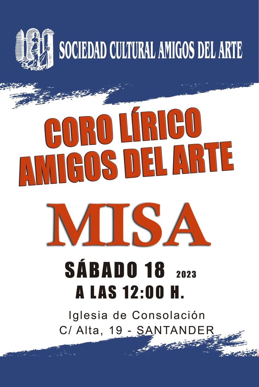 Coro Lírico Amigos del Arte  – 18 Marzo
