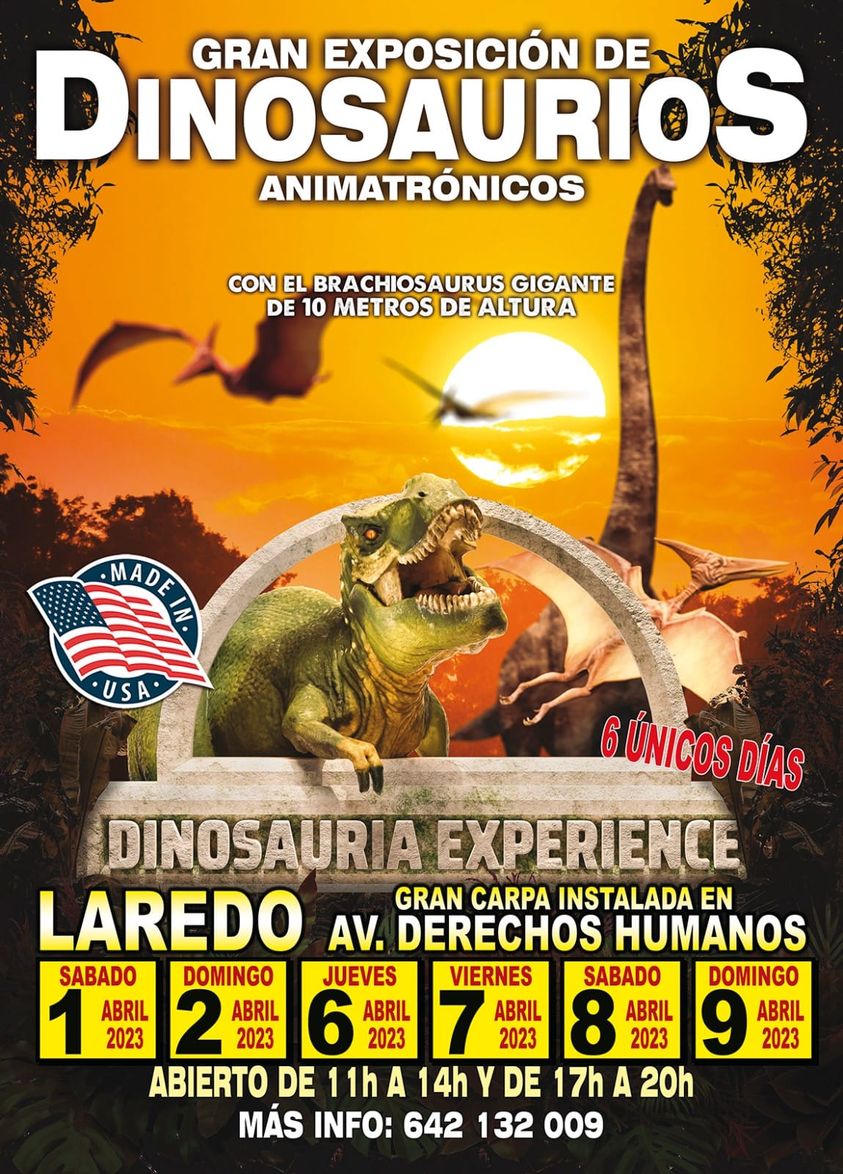 Gran Exposición de Dinosaurios Animatrónicos