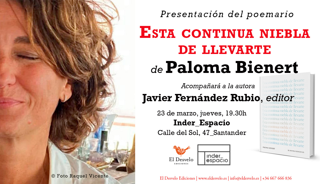 Presentación del Poemario Esta Continua niebla de llevarte