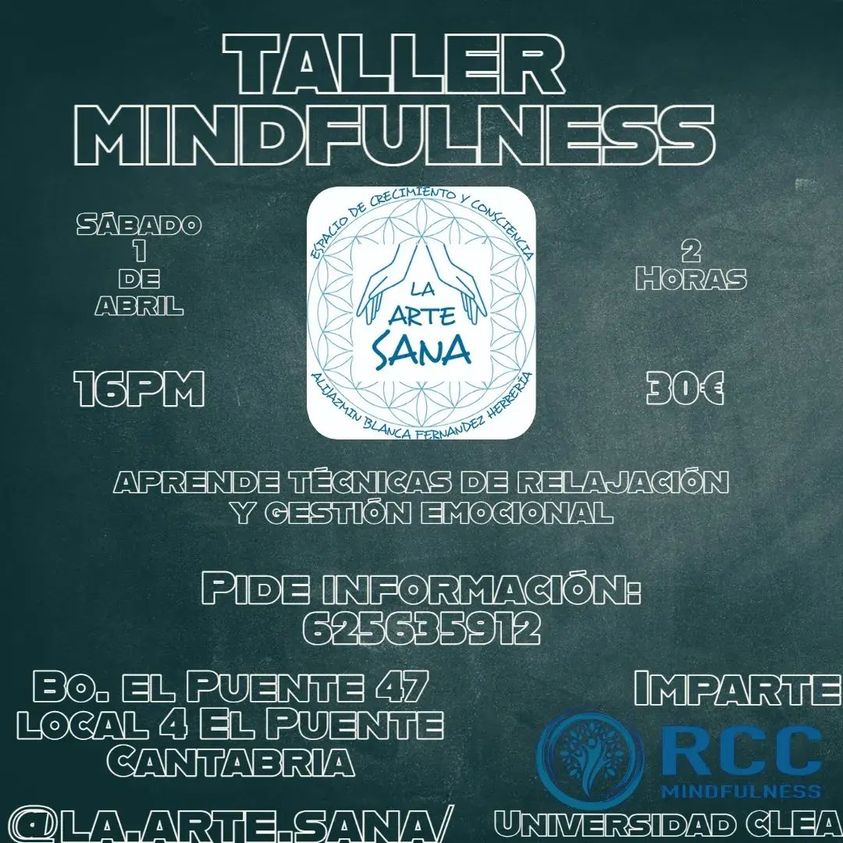 Talleres Mindfulness – 1 Abril