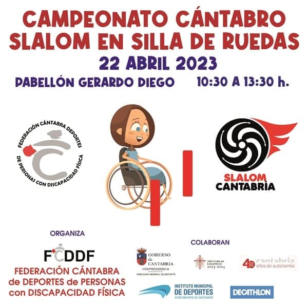 Campeonato Cántabro Slalom en Silla de Ruedas