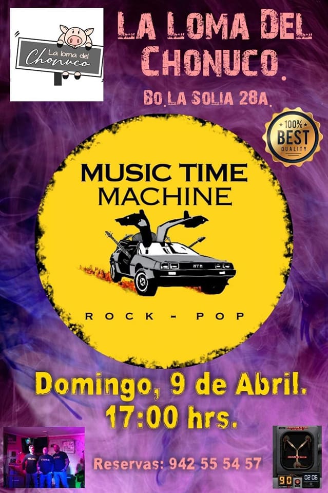 Concierto Music Time Machine – 9 Abril