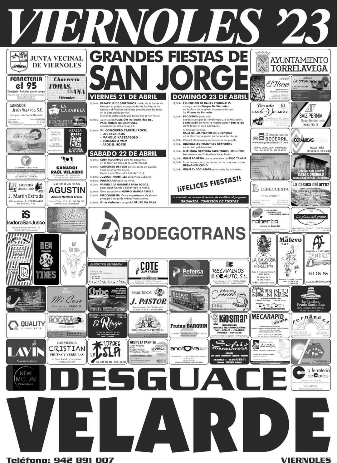 Grandes Fiestas de San Jorge Viernoles 2023