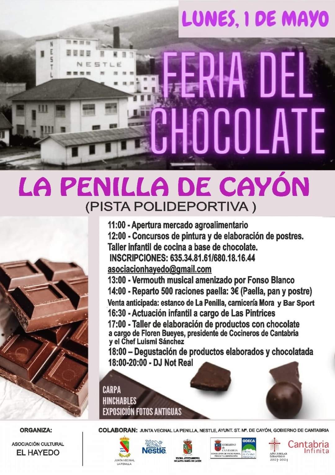 Feria del Chocolate – 1 Mayo